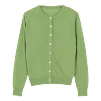 KOBE LETTUCE/コウベレタス KOBE LETTUCE 接触冷感＆アンチピリング シアーカーディガン【デザインボタン】[ボタンが選べる ][C6565]/507171144