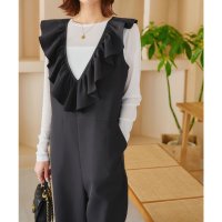 KOBE LETTUCE/コウベレタス KOBE LETTUCE ディープネックフリルオールインワン [E3281]/507171328