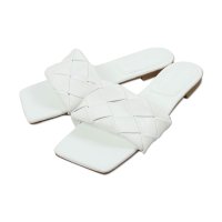 KOBE LETTUCE/コウベレタス KOBE LETTUCE 編み込みベルトフラットサンダル [I2313]/507171413