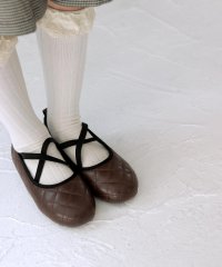 SOROTTO/ソロット SOROTTO キルティングクロスバレエシューズ (KIDS)/507171502