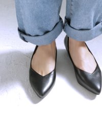 SOROTTO/ソロット SOROTTO ふかふか3Dインソール/かかとがズレない走れるジェル付「ぴたふわ」Vカットプレーンパンプス(LADYS)/507171513