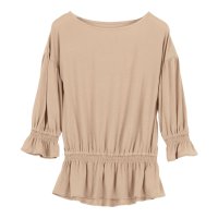 KOBE LETTUCE/コウベレタス KOBE LETTUCE キャンディスリーブペプラムカットソートップス [C4761]/507171681