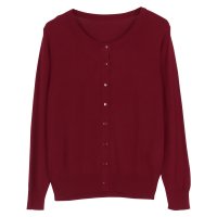 KOBE LETTUCE/コウベレタス KOBE LETTUCE 【肌触り◎】[2サイズ]シルクタッチ&ウォッシャブルプレーンカーディガン【丸首ミディアム丈】 [C5230]/507171698