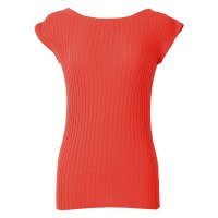 KOBE LETTUCE/コウベレタス KOBE LETTUCE フレンチスリーブリブニットトップス【ボートネック】 [C6083]/507171763