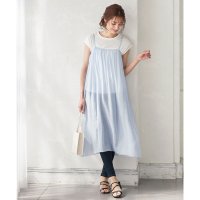 KOBE LETTUCE/コウベレタス KOBE LETTUCE [2点セット]カットソー+シアーキャミワンピース [E2430]/507171905