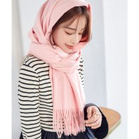 KOBE LETTUCE/コウベレタス KOBE LETTUCE ウール混カシミアタッチ大判カラーストール[J1124]/507172072