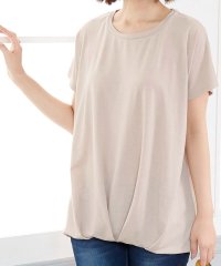 KOBE LETTUCE/コウベレタス KOBE LETTUCE 裾タックゆったりトップス【ロングUネック】 [C2748]/507172273