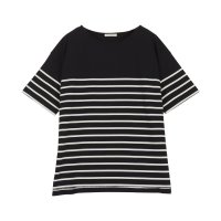 KOBE LETTUCE/コウベレタス KOBE LETTUCE コットン100％ ゆったりボーダーチュニック半袖Tシャツ【パネル】 【選べるデザイン】 [C4631]/507172284