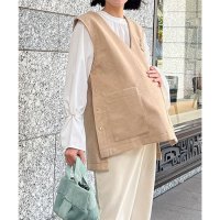 KOBE LETTUCE/コウベレタス KOBE LETTUCE [ mamaレタス ] サイドボタンフェイクウールベスト [C6891]/507172391