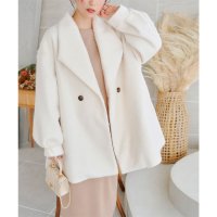 KOBE LETTUCE/コウベレタス KOBE LETTUCE ニットシャギーミドルコート [K1243]/507172541