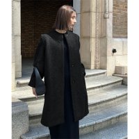 KOBE LETTUCE/コウベレタス KOBE LETTUCE [ mikuさんコラボ ]袖取り外しOKノーカラーブークレーコート [K1248]/507172544