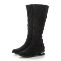 Mafmof/マフモフ Mafmof Realta(レアルタ)4.5cmパールヒールストレッチロングブーツ/507172986