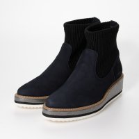 BARCLAY/バークレー BARCLAY 厚底 ニットコンビ ショートブーツ/507178277