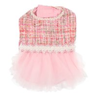 BIRDIE/バーディ Luxe birdie ツイードココドレス S ピンク【返品不可商品】/507179447