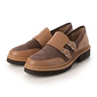 KISCO/キスコ KISCO ストレッチコンビダブルモンクシューズ/507179658