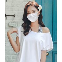 OSYAREVO/オシャレボ OSYAREVO 【ネット限定】マスク 水着素材 水着生地 布 洗える 繰り返し 同色12枚セット 大人用 子供用 すっぴんUV対策水中プール 【返/507187509