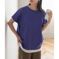KOBE LETTUCE/コウベレタス KOBE LETTUCE フレンチスリーブサマーニット【Uネック】 [選べるネック ][C6179]/507218114