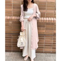 KOBE LETTUCE/コウベレタス KOBE LETTUCE リネンシャツワンピース【ロングスリーブ】 [E2444]/507218259