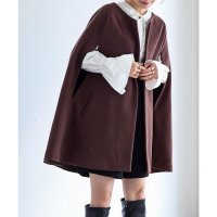 KOBE LETTUCE/コウベレタス KOBE LETTUCE カットメルトンショートケープコート [K1185]/507218534