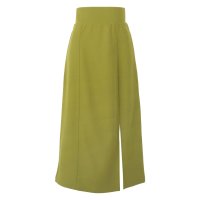 KOBE LETTUCE/コウベレタス KOBE LETTUCE [ ストレッチ×ノーアイロン ]選べるサイズ 細見えストレッチナロースカート【フロントスリット】 [M3698]/507218704