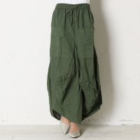 CAYHANE/【チャイハネ】yul 無地シンプル変形スカート ブルー/507233979