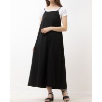 STYLEBLOCK/スタイルブロック STYLEBLOCK リネンタッチバックギャザーキャミワンピース/507330949