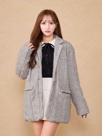 Darich/ダーリッチ Darich ケーブルニットジャケットコート/507331478