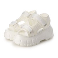 Mafmof/マフモフ Mafmof Mafmof(マフモフ)8cm厚底プラットフォームスポーツサンダル/507393077