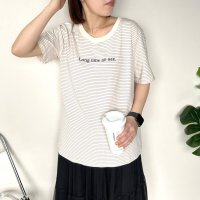 CRB/シーアールビー CRB ボーダーロゴTシャツ/507398296