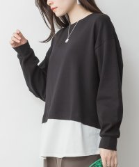 atONE/アットワン atONE ワッフル裾切り替え長袖Tシャツ/507406608
