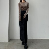 Louere/ルエレ Louere Louere シャギーニットペンシルスカート/507407452