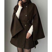 Louere/ルエレ Louere Louere ハイネックミドル丈コート/507407457