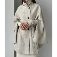 Louere/ルエレ Louere Louere ハイネックミドル丈コート/507407457
