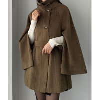 Louere/ルエレ Louere Louere ハイネックミドル丈コート/507407457