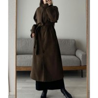 Louere/ルエレ Louere Louere 2wayステンカラーロングコート/507407458