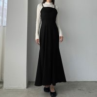 Louere/ルエレ Louere Louere ウォームマーメイドリボンキャミワンピース【秋冬もっちり素材】/507407461