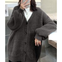 miniministore/ふわふわシャギーニットカーディガン韓国風/507423700