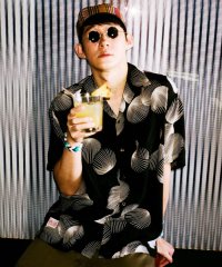 Schott/×PJ/×パイナップルジュース/RAYON SHIRT SHELL/レーヨンシャツ シェル/507474068