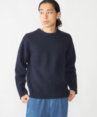 SHIPS MEN/SHIPS: ウール リサイクルカシミヤ 畦編み クルーネック ニット/507479247