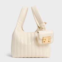 CHARLES & KEITH/Donna ドンナ クリンクルエフェクトダンプリングバッグ/507479267