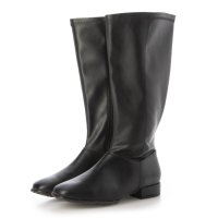la farfa SHOES/la farfa ラファーファ レディース 超ゆったりローヒールロングブーツ【幅広4E/筒幅 超ゆったり/大きいサイズ/滑りにくい】 5311 ブラック/507490527