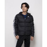 adidas/アディダス adidas メンズ ダウンジャケット エッセンシャルズ ミッドウェイト ダウン フード付きジャケット HZ4429/507490601