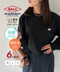 BALL/ボール BALL T/C裏毛 ワッペン トレーナー トップス 長袖 スウェット ユニセックス 64530/507491095