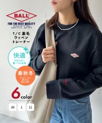 BALL/ボール BALL T/C裏毛 ワッペン トレーナー トップス 長袖 スウェット ユニセックス 64530/507491095