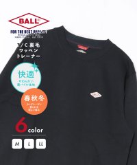 BALL/ボール BALL T/C裏毛 ワッペン トレーナー トップス 長袖 スウェット ユニセックス 64530/507491095