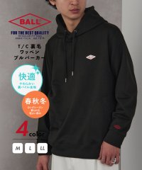 BALL/ボール BALL T/C裏毛 ワッペン プルパーカー 長袖 フード スウェット トレーナー 64531/507491099