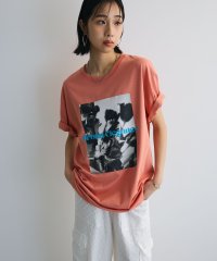 Green Parks/グリーン パークス Green Parks レトロフラワーロゴ入りプリントTシャツ/507007710