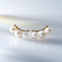 VIRINA/ヴィリーナ VIRINA クレッセントパールイヤリング/507094307