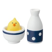cinemacollection/シネマコレクション cinemacollection concombre 雪ん子 マスコット 熱燗インコ 徳利付き デコレ プレゼント インテリア かわいい グ/507483555