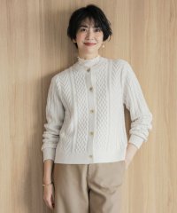 J.PRESS LADIES（LARGE SIZE）/【洗える】EIGER CORD ALAN クルーネックカーディガン/507498657